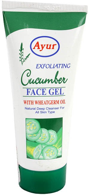 Exfoliating Cucumber Face Gel (With Wheatgerm Oil) - book cover