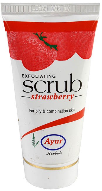 Exfoliating Scrub Strawberry - For Oily & Combination Skin - book cover