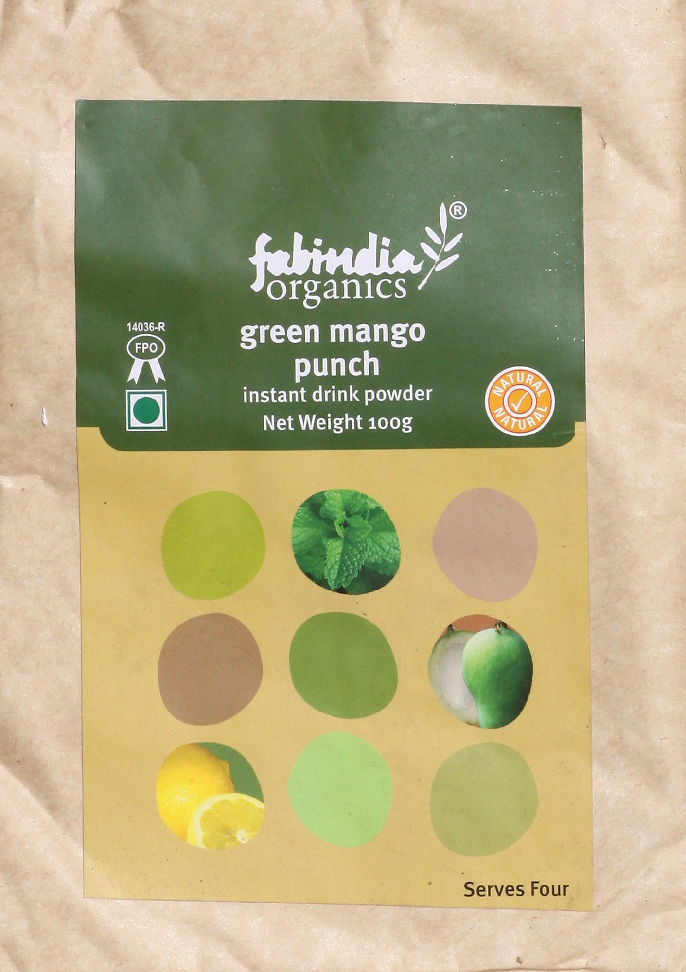 Fabindia Organic Green Mango Punch Instant Drink Powder - book cover