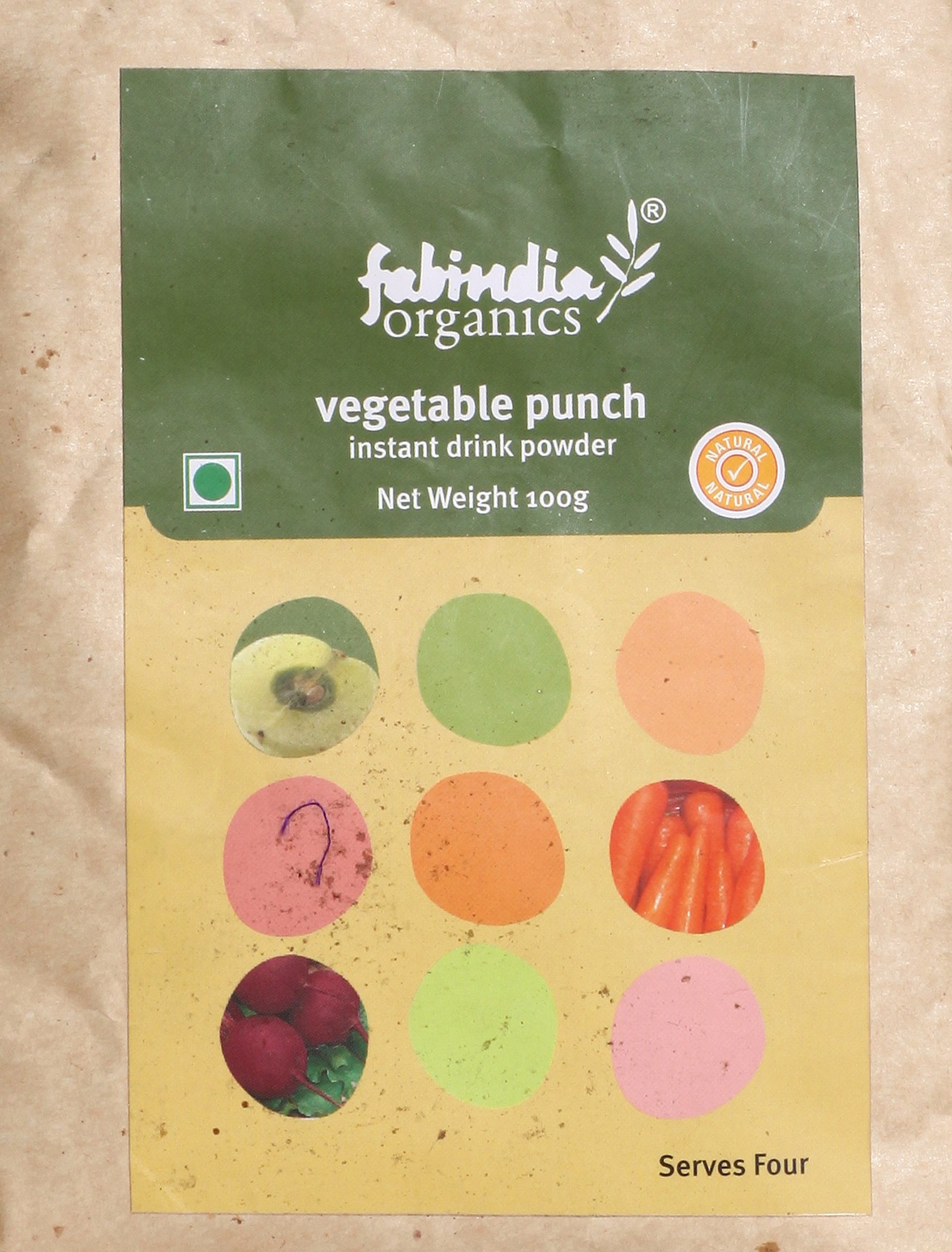 Fabindia Organics Vegetable Puch Instant Drink Powder - book cover