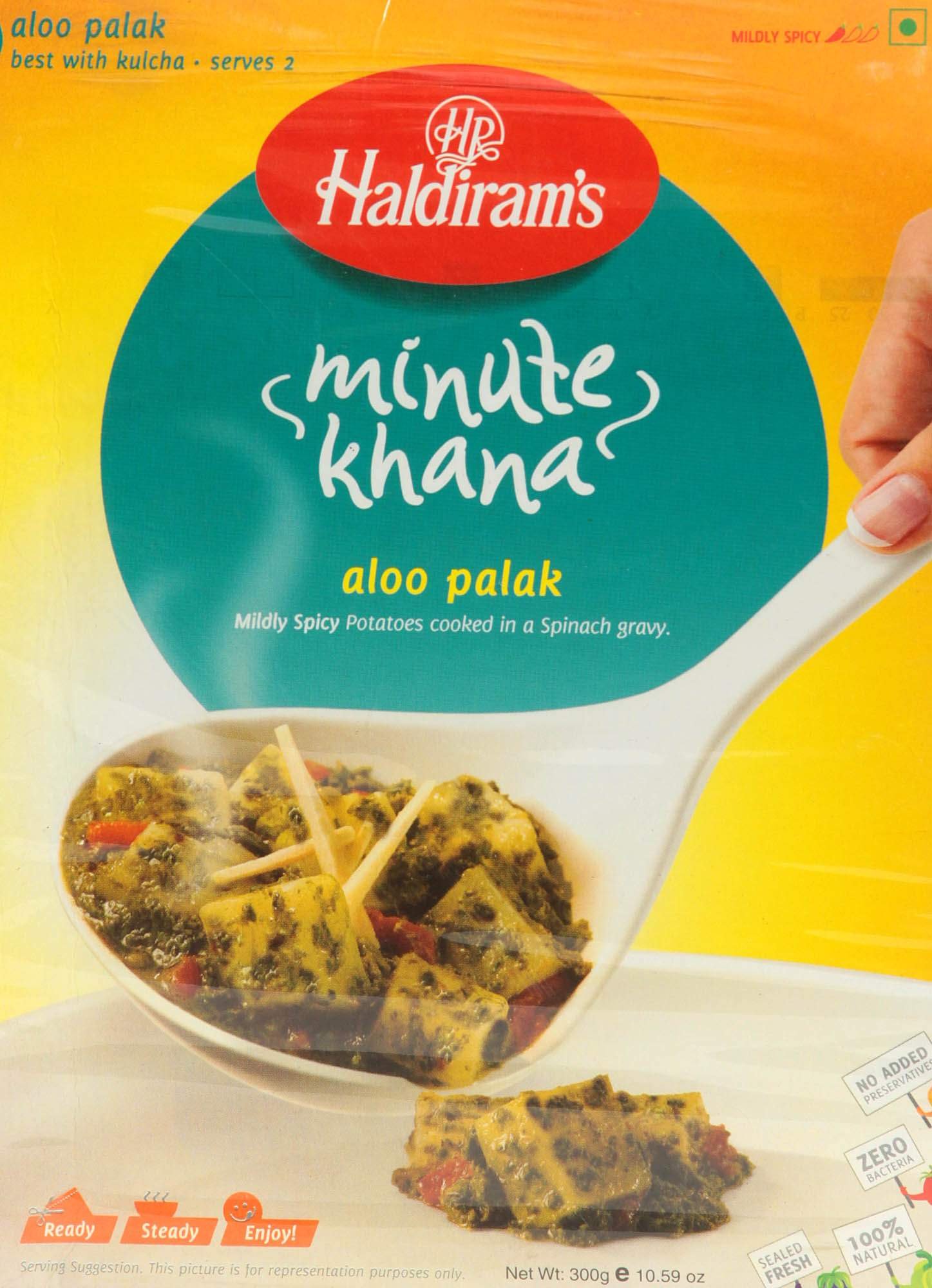 Haldiram's 5 Minute Food - Aloo Palak - book cover