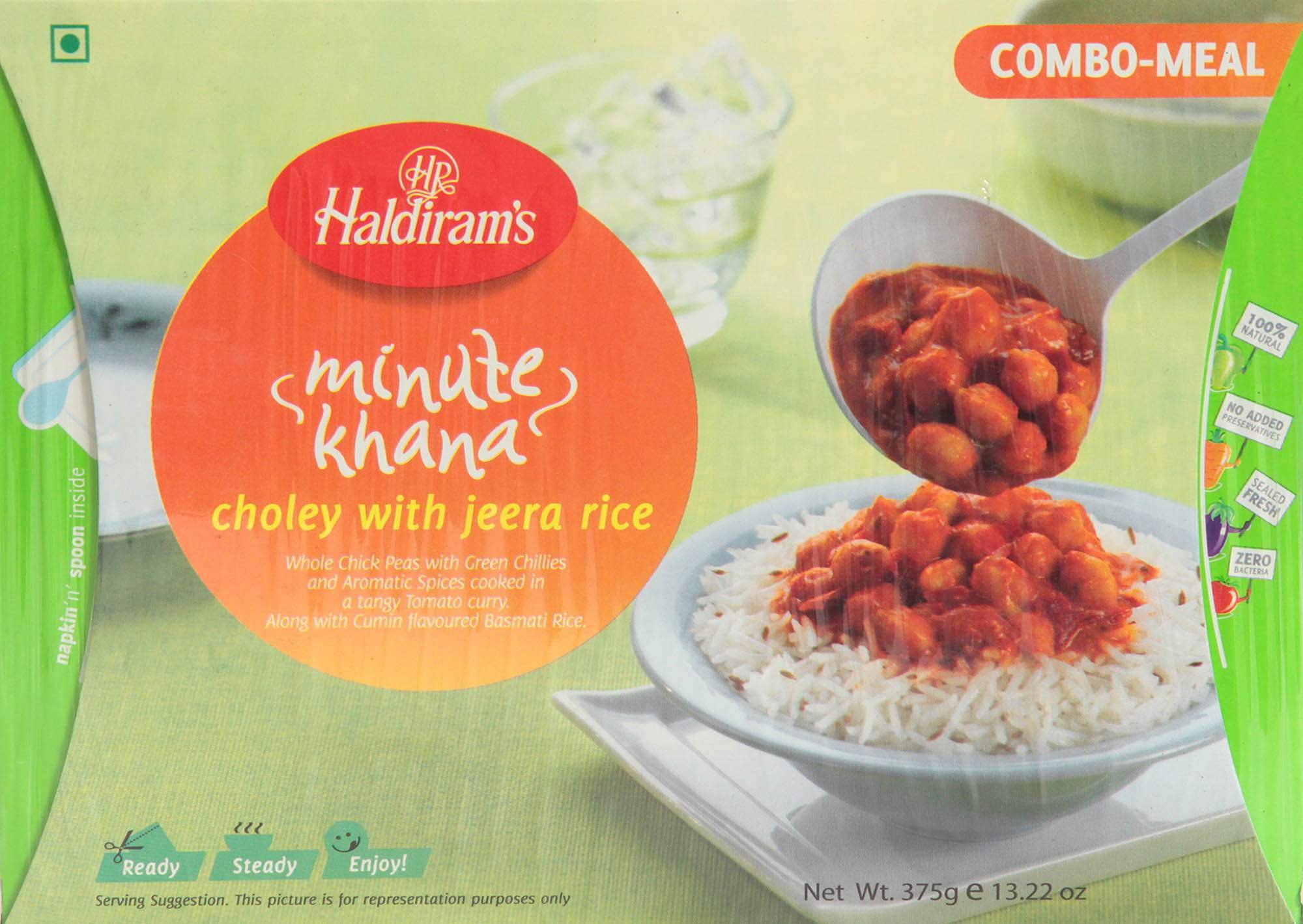 Haldiram's 5 Minute Food - Choley with Jeera Rice - book cover