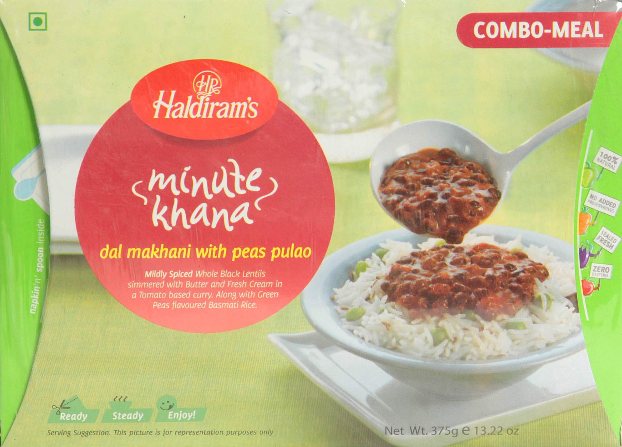 Haldiram's 5 Minute Food - Dal Makhani with Peas Pulao - book cover