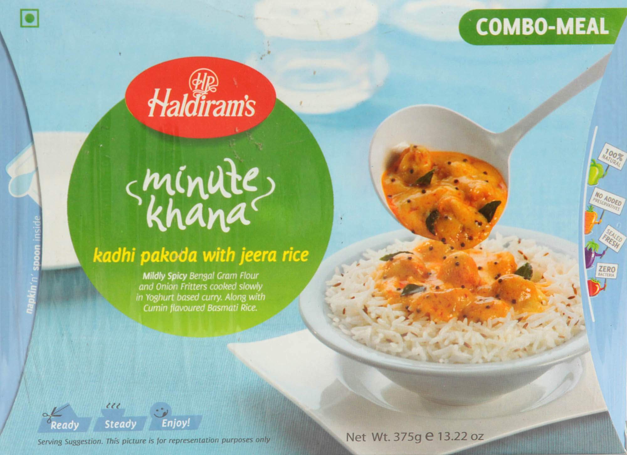 Haldiram's 5 Minute Food - Kadhi Pakoda with Jeera Rice - book cover