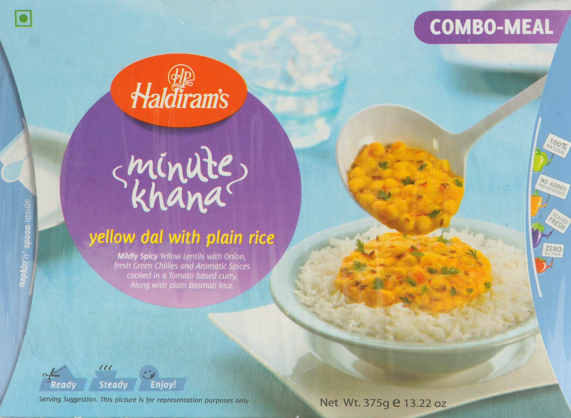 Haldiram's 5 Minute Food - Yellow Dal with Plain Rice - book cover