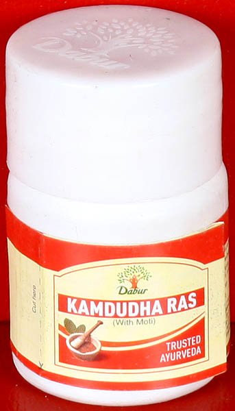 Kamdudha Ras (With Moti) (20 Tablets) - book cover
