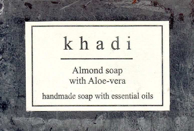 Khadi Almond Soap With Aloe Vera - book cover