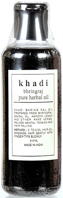 Khadi Bhringraj Pure Herbal Oil - book cover