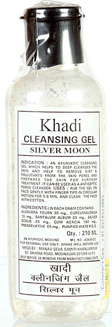 Khadi Cleansing Gel Silver Moon - book cover