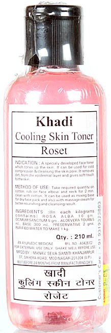 Khadi Cooling Skin Toner Roset - book cover