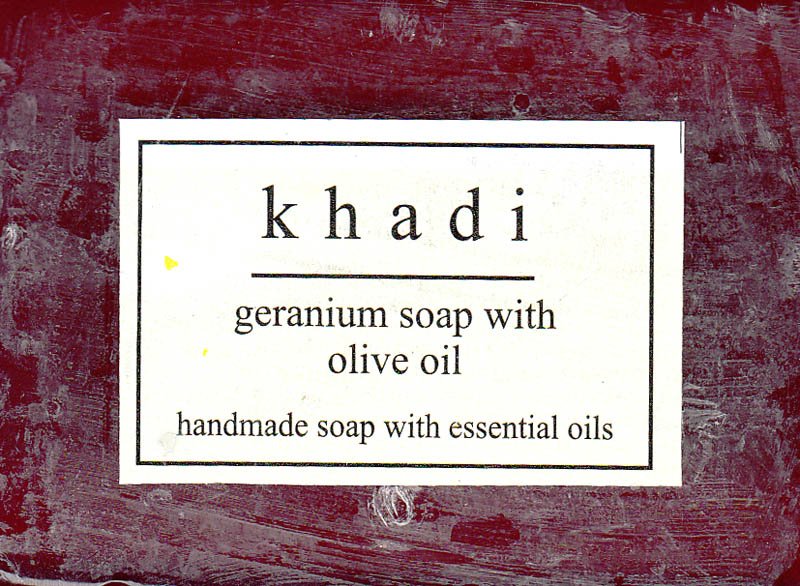 Khadi Geranium Soap With Olive Oil - book cover