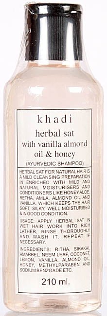 Khadi Herbal Sat with Vanilla Almond Oil & Honey (Ayurvedic Shampoo) - book cover