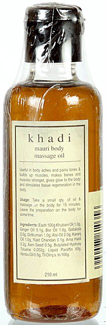 Khadi Mauri Body Massage Oil - book cover