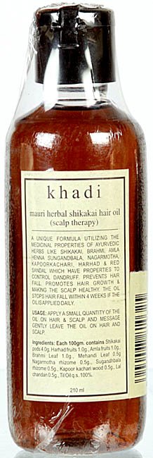 Khadi Mauri Herbal Shikakai Hair Oil (Scalp Therapy) - book cover