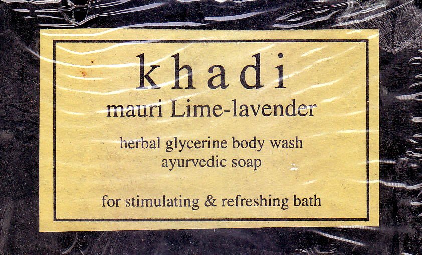 Khadi Mauri Lime-Lavender Soap - book cover