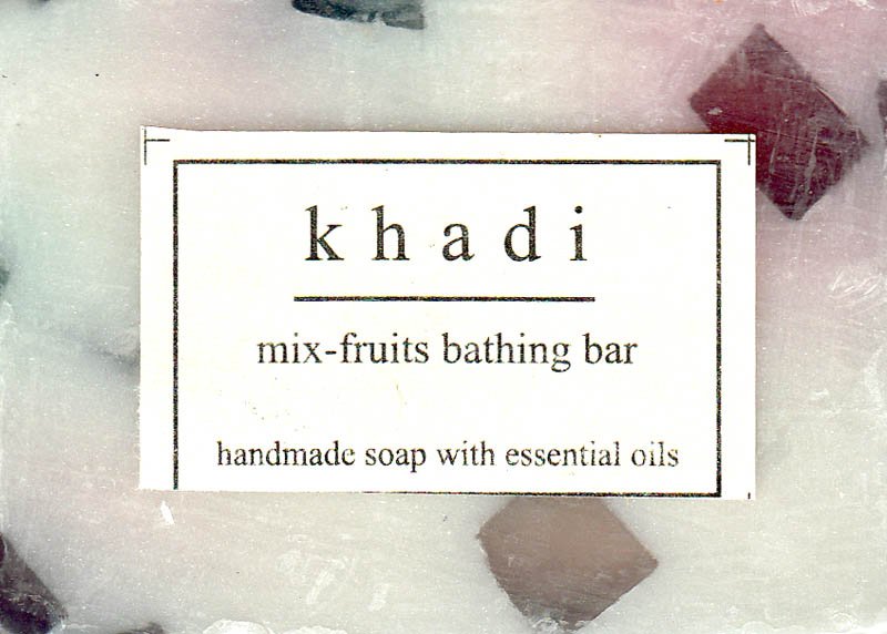 Khadi Mix Fruits Bathing Bar - book cover