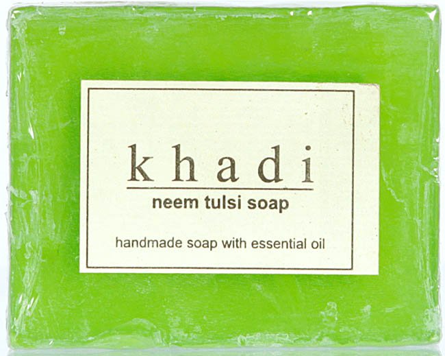 Khadi Neem Tulsi Soap (Handmade Soap With Essential Oil) (Price Per Pair) - book cover