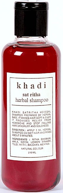 Khadi Sat Ritha Herbal Shampoo - book cover