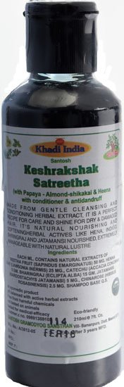 Khadi Vedic Herbs Keshrakshak Satreetha (Shampoo) - book cover