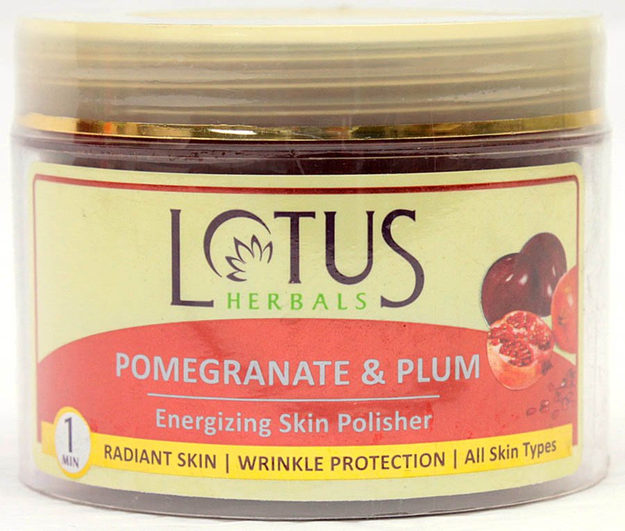 Lotus Herbals Pomegranate & Plum Energizing Skin Polisher - book cover