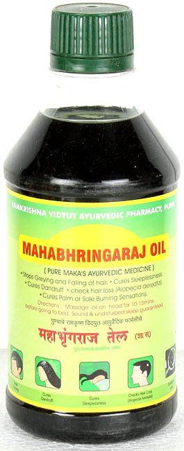 Mahabhringaraj Oil (Pure Maka's Ayurvedic Medicine) - book cover