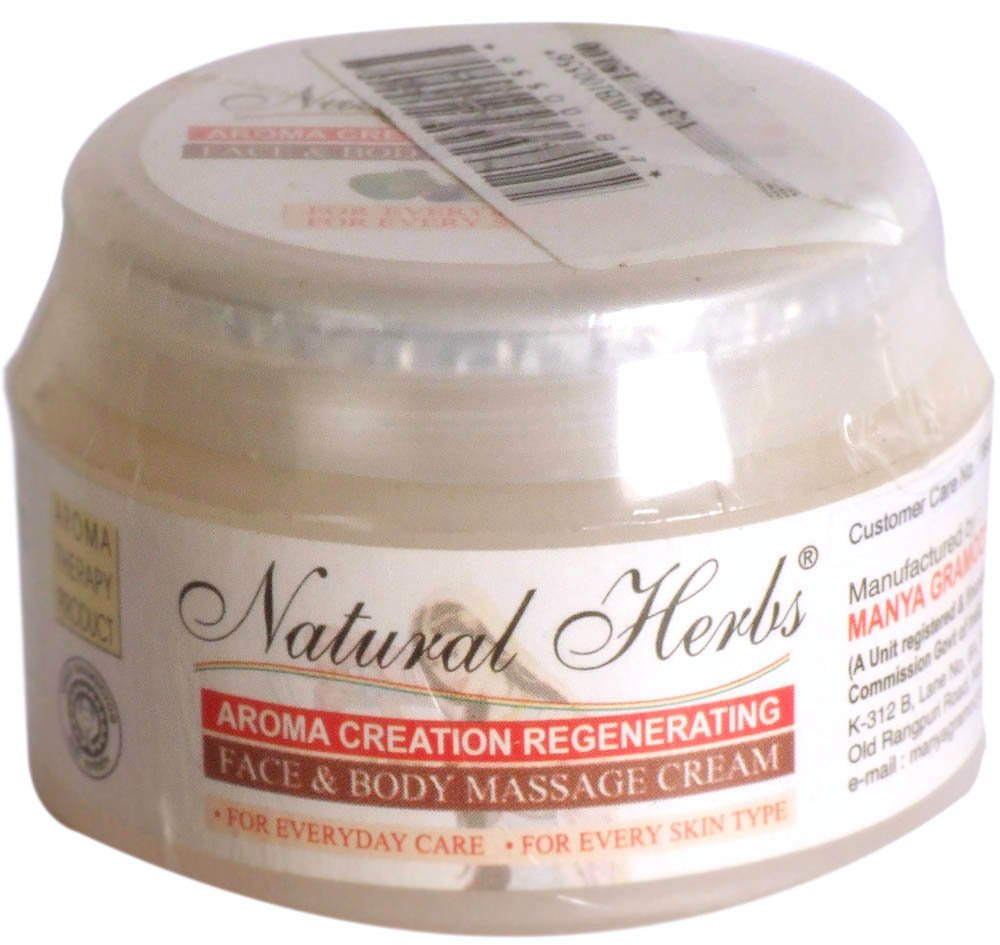 Natural Herbs: Face & Body Massage Cream - book cover