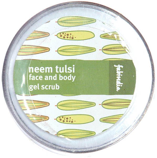 Neem Tulsi Face and Body Gel Scrub - book cover