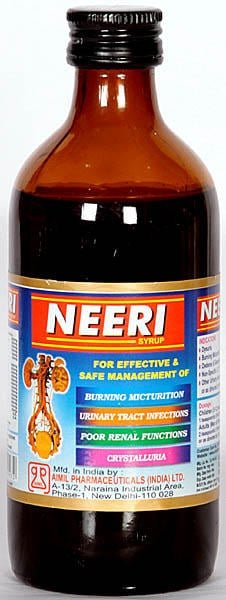 Neeri Syrup for Effective & Safe Management of Burning, Micturition Urinary Tract Infections, Poor Renal Functions, Crystalluria - book cover