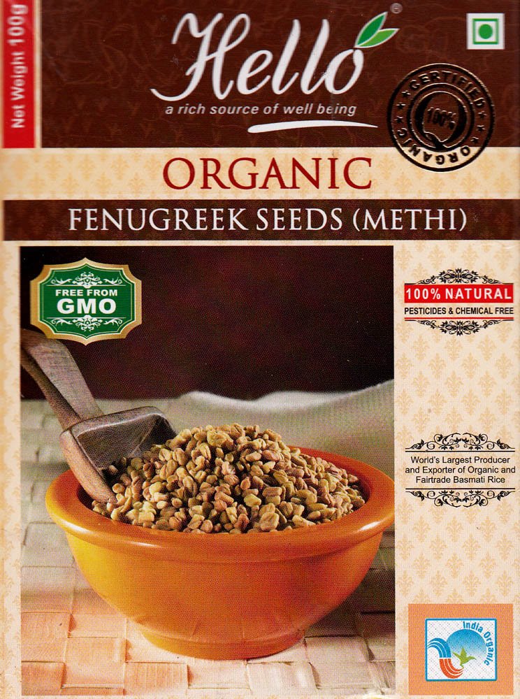 Organic Fenugreek Seeds (Methi) - book cover