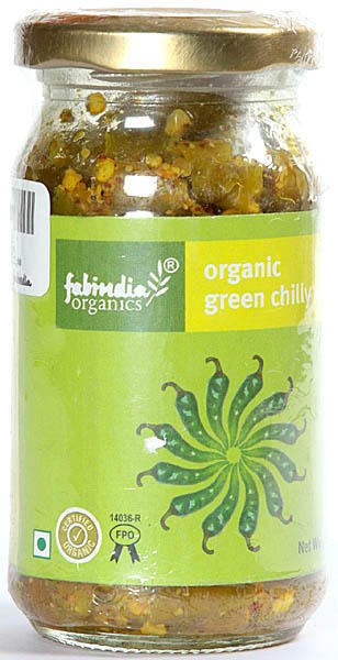 Organic Green Chilly Pickle - book cover
