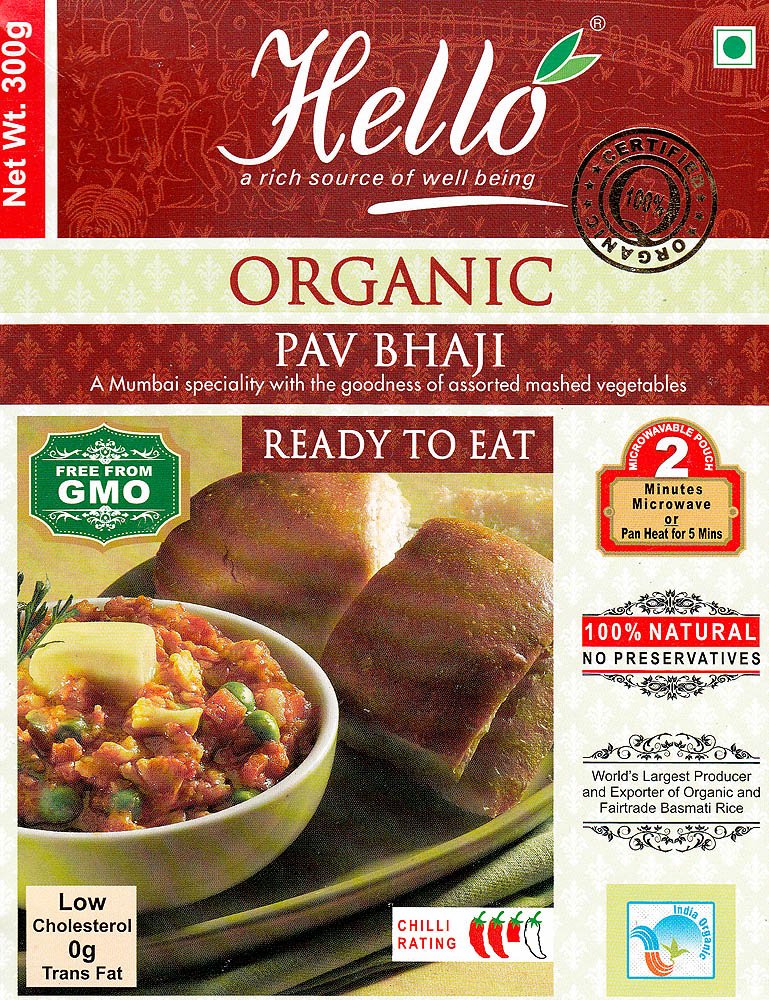 Organic Pav Bhaji (A Mumbai Specialty with the Goodness of Assorted Mashed Vegetables Ready to Eat) - book cover