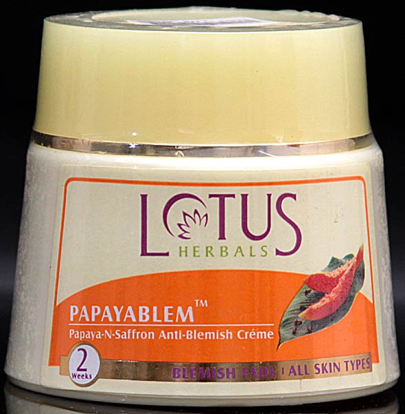 Papayablem Papaya-N-Saffron Anti-Blemish Crème (Blemish Fade All Skin Types) - book cover