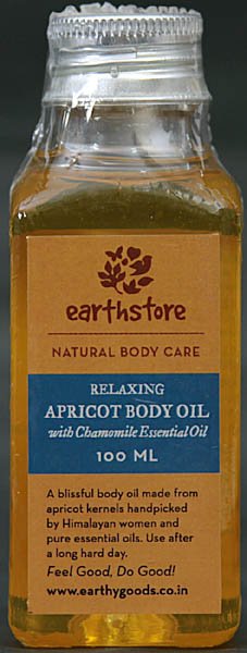 Relaxing - Apricot Body Oil - With Chamomile Essential Oil (Natural Body Care) - book cover