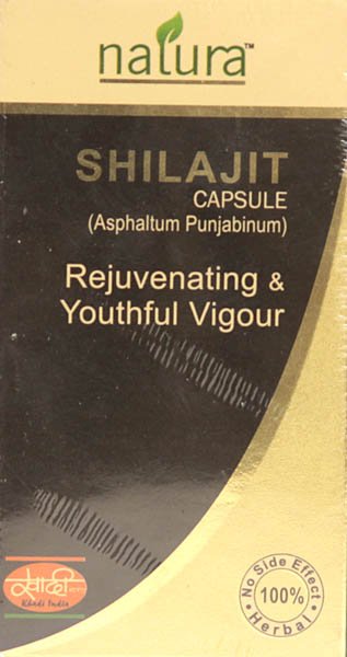 Shilajit Capsule (Asphaltum Punjabinum) Rejuvenating & Youthful Vigour (30 Capsules) - book cover