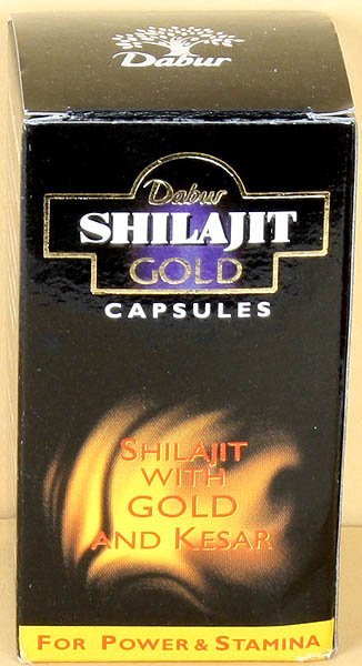 Shilajit Gold Capsules (Shilajit with Gold And Kesar) Net. 20 Capsules - book cover