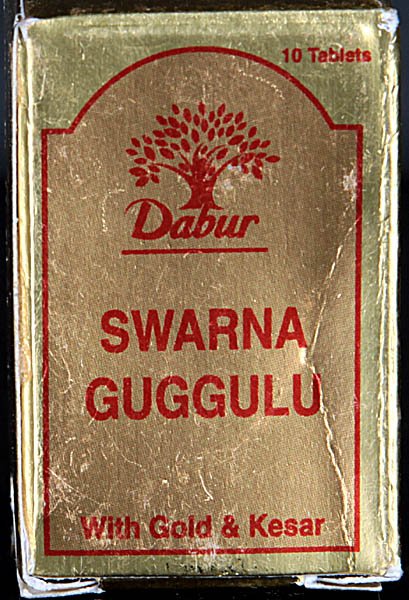 Swarna Guggulu Ras with Gold & Guggulu (Ten Tablets) - book cover