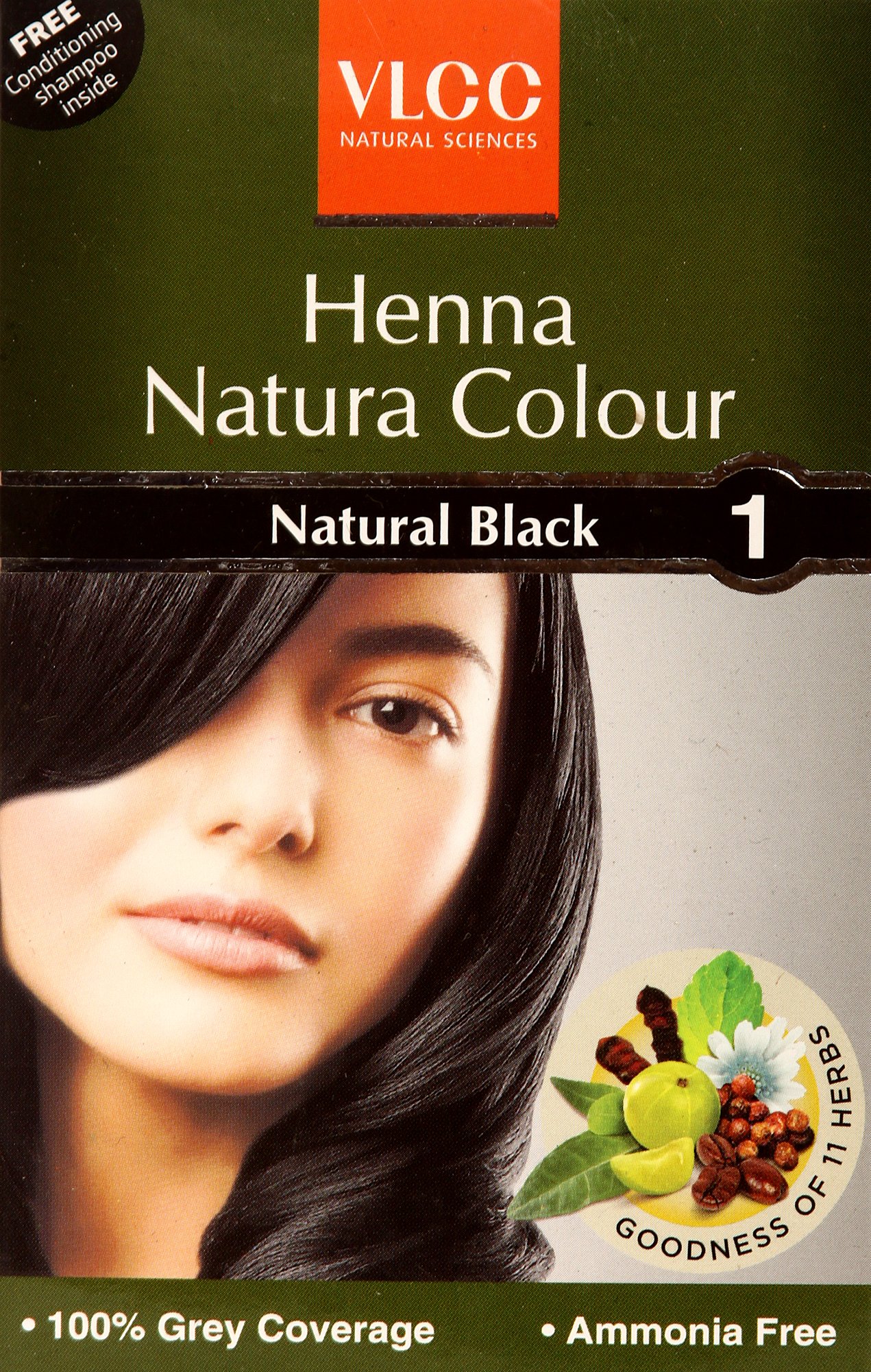 VLCC Henna Natura Colour-Natural Black - book cover