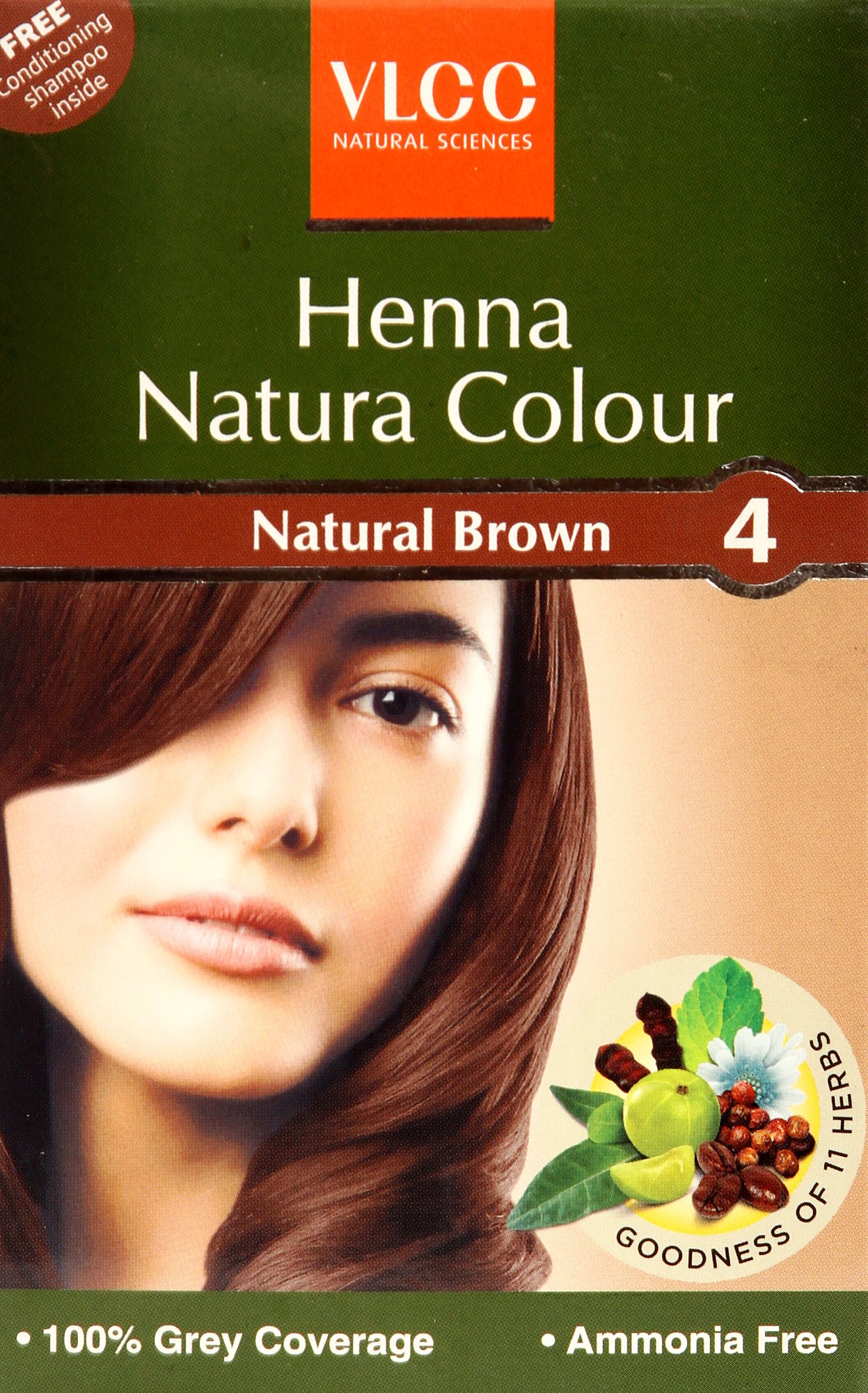 VLCC Henna Natura Colour-Natural Brown - book cover