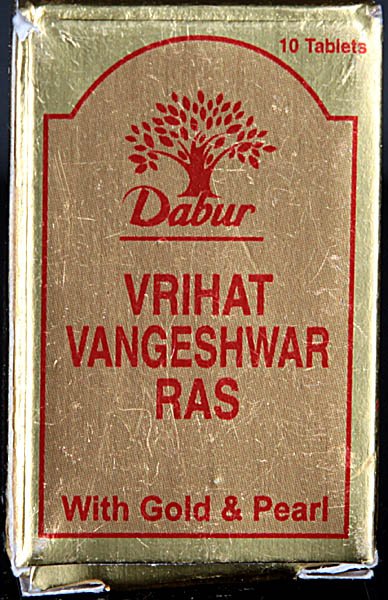 Vrihat Vangeshwar Ras with Gold & Pearl (Ten Tablets) - book cover