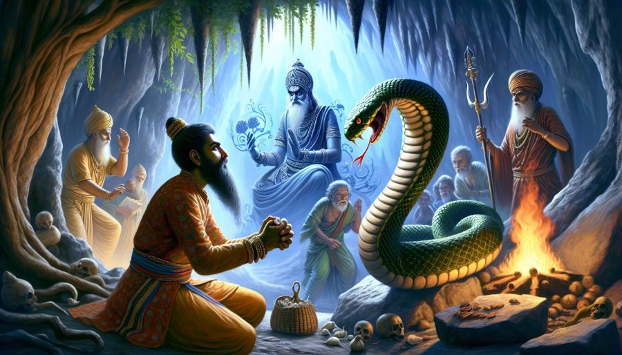 King Janamejaya's Resolve: Avenging His Father's Death [Section L]