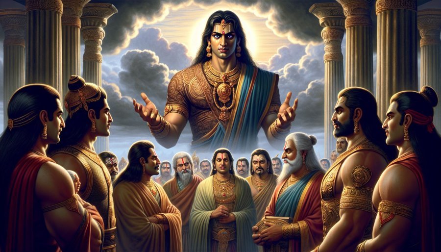 Mahabharata Section CCIV - Dhritarashtra seeks counsel to defeat Pandavas