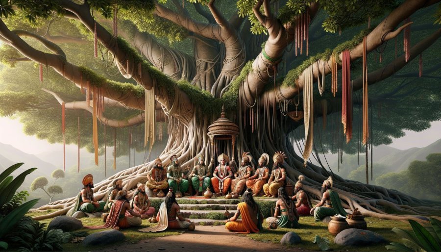 Mahabharata Section I - Pandavas' Exile in the Forest: Sorrow, Sacrifice, and Survival in Struggle