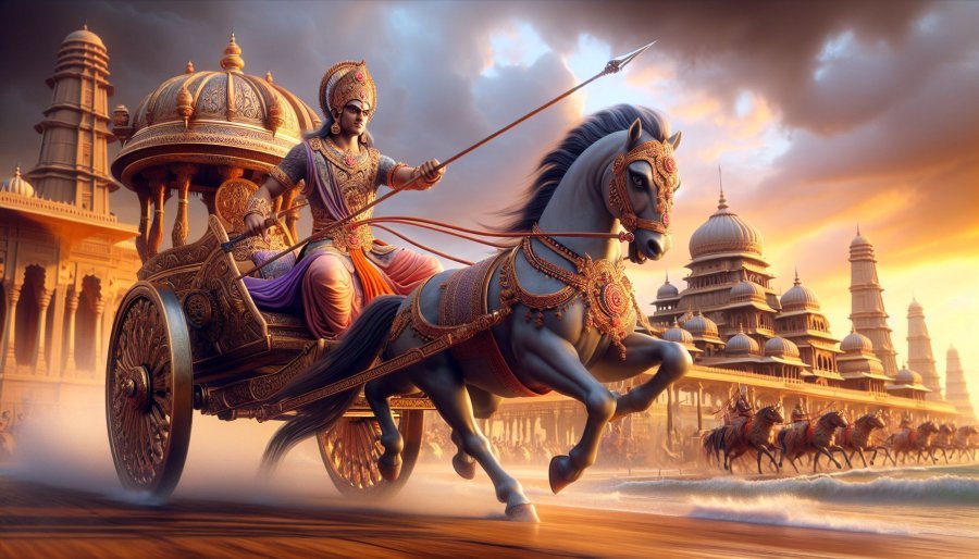Mahabharata Section XVI - Battle of Dwaraka: Pradyumna Vs Salva in Epic Clash