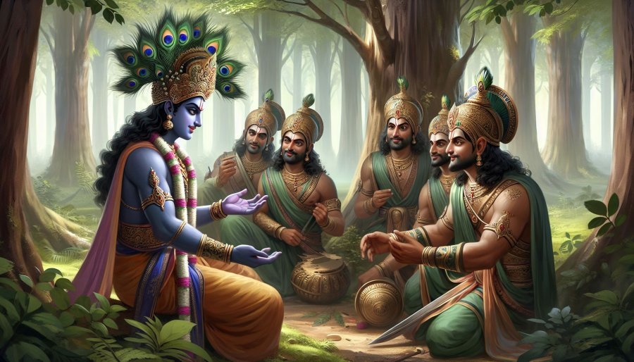 Mahabharata Section LI - Dhritarashtra's anxiety about the Pandavas' invincibility