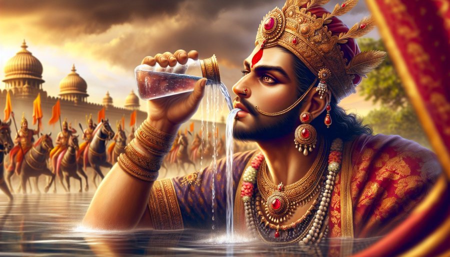 Mahabharata Section CXXVI - Life and Achievements of King Mandhata: Birth and Conquests of Yuvanasva's Son