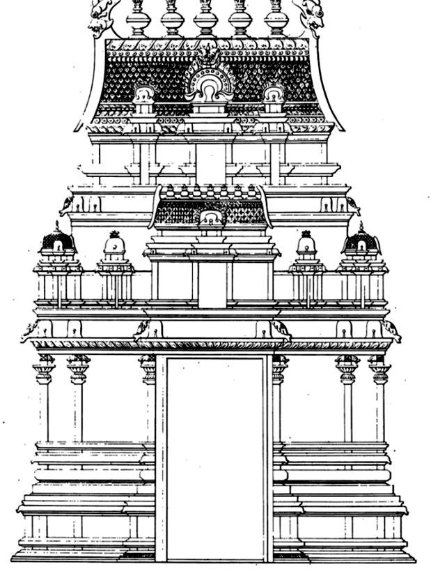 Two-storeyed Gopura