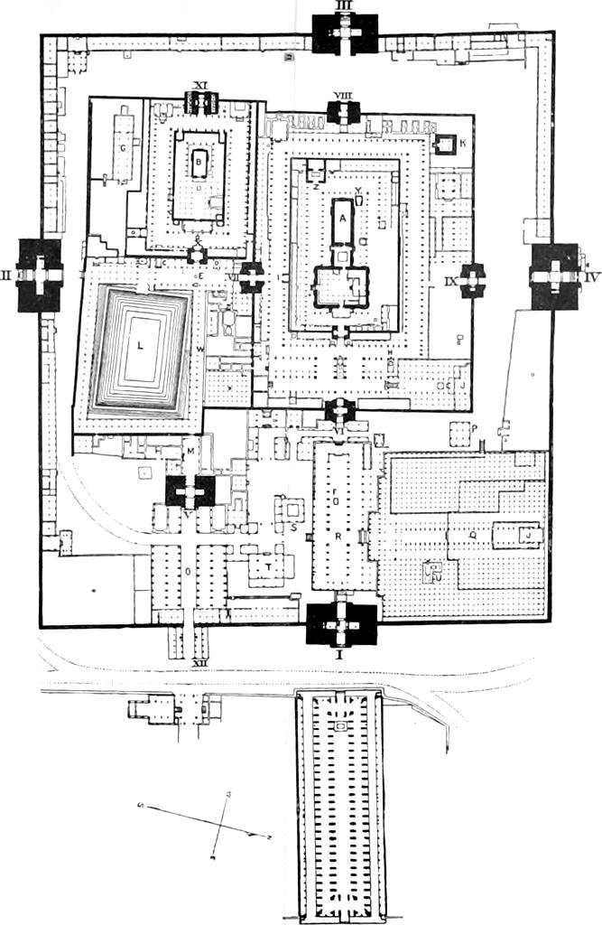 The layout of Chidambaram