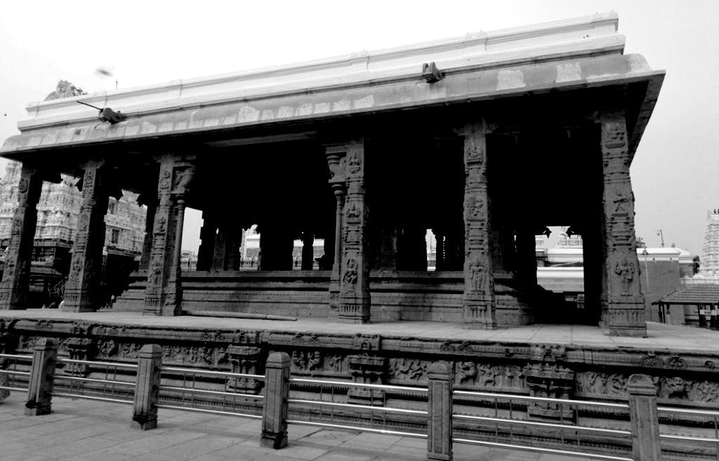 Pillars as at Vellore and Kanchi