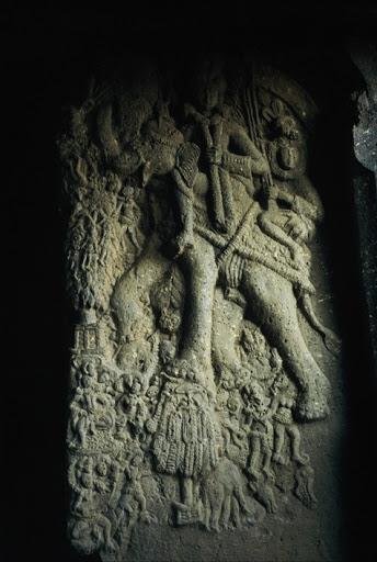 Indra riding on Airavata