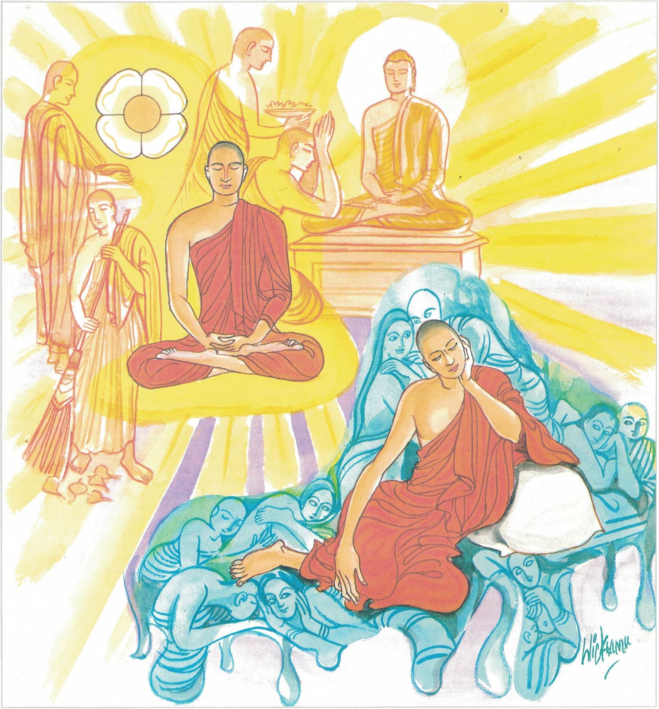The Story of the Obstinate Monk [Verse 311-313]